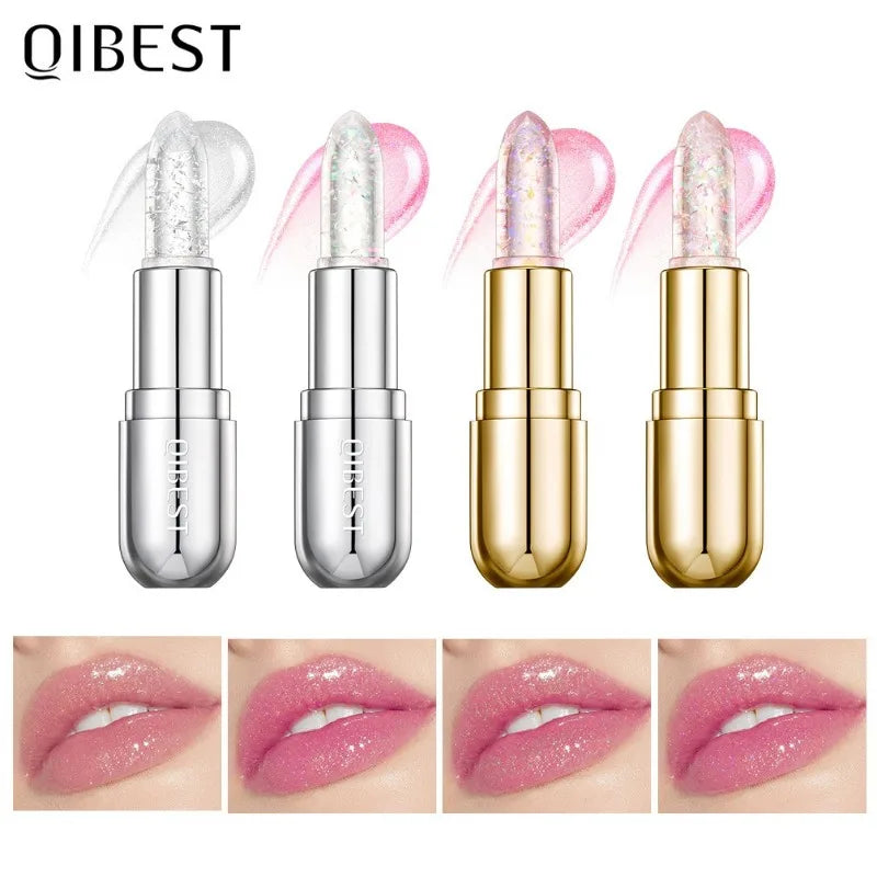 Jelly Glitter pH Color-Changing Lipstick | Moisturizing Lip Gloss