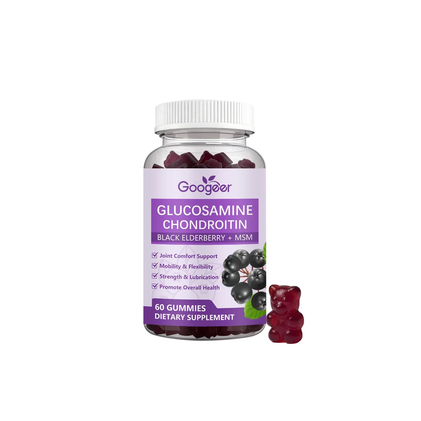 Glucosamine Chondroitin MSM Hyaluronic Acid Gummies – 60ct