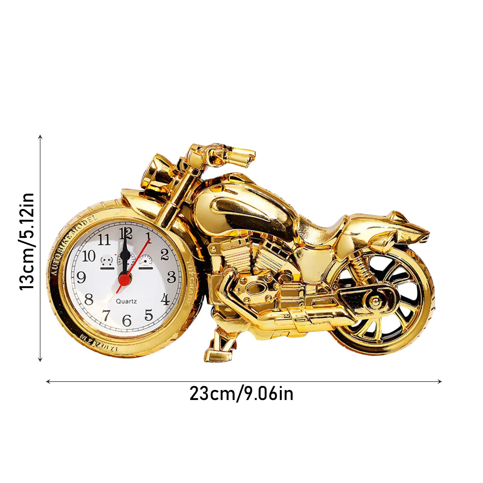 Retro Motorcycle Alarm Clock | Desktop Decor & Gift Novelty Alarm Clock Peaceful Pleasures Health and Wellness