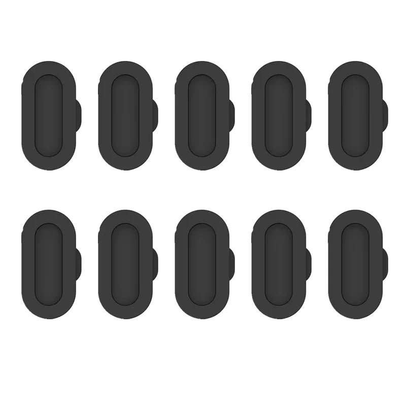 Silicone Dustproof Plug Charging Port Protector Cap For Garmin Fenix 7 7S 7X 6 6X 5 5S 5X Forerunner 965 955 265 255 245 Peaceful Pleasures Health and Wellness Black 1