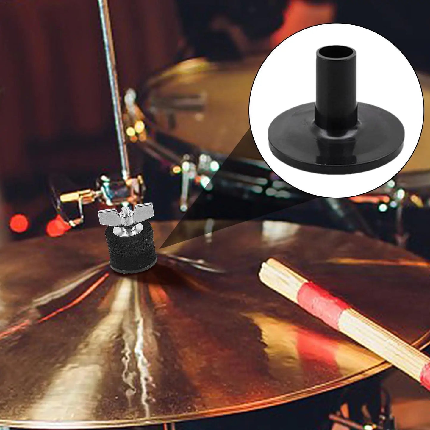 20-Pack Plastic Cymbal Sleeves | Drum Stand Replacement Parts