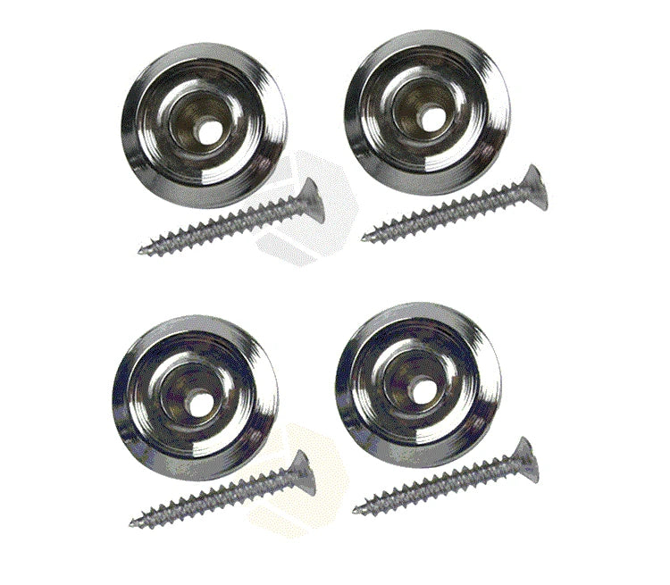 Electric Bass Round Head Clasp Silver Instrument Accessories