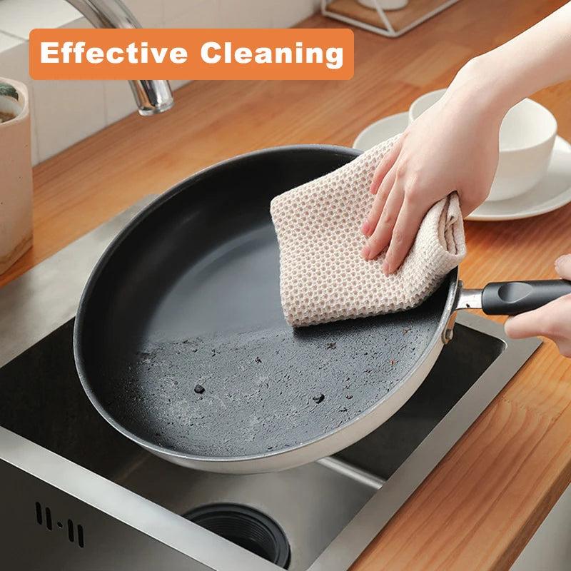 Honeycomb Cotton Dish Towels & Face Wash Cloths – 2-Pack