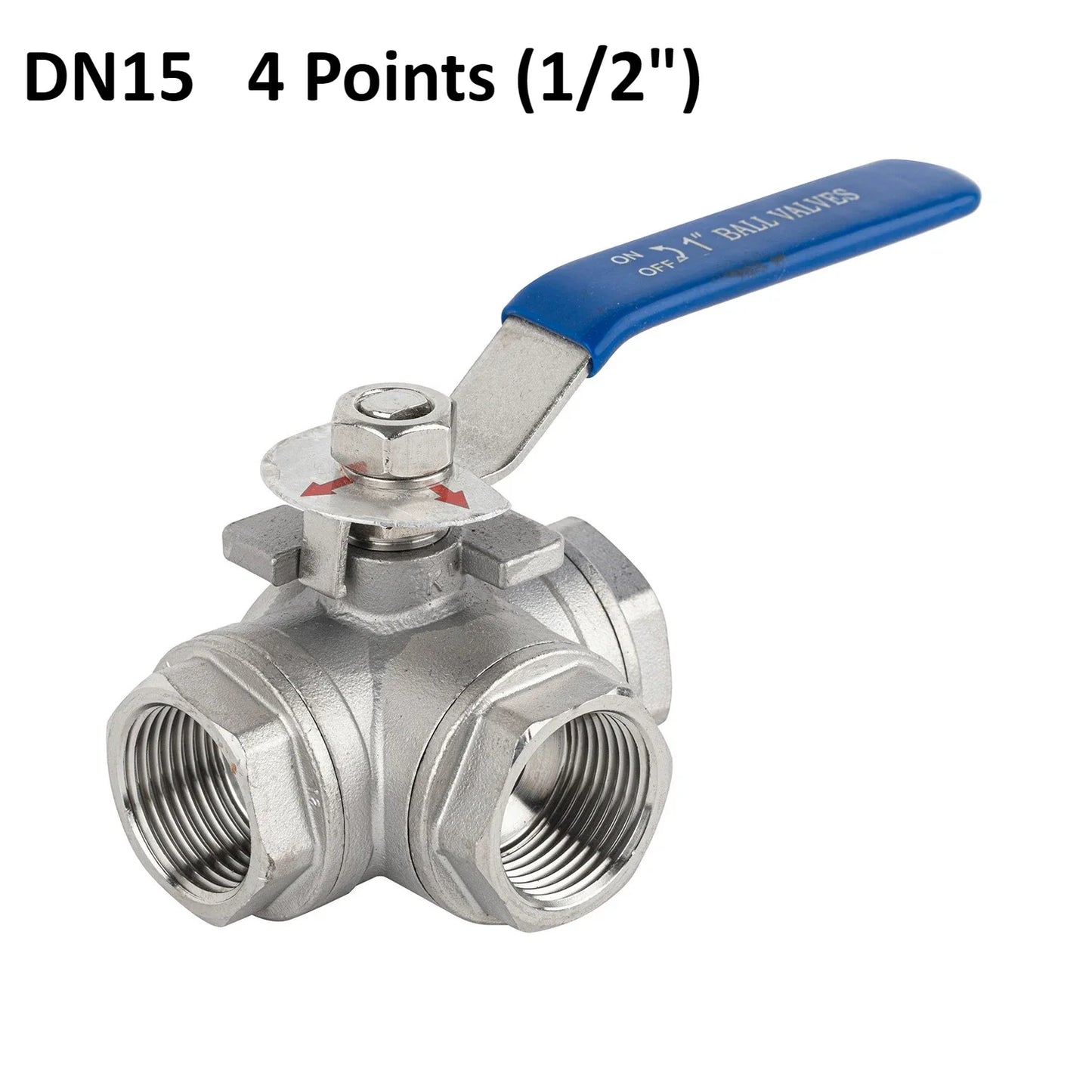 304 Stainless Steel BSP Ball Valve 1/4"–2" | Water Gas Oil