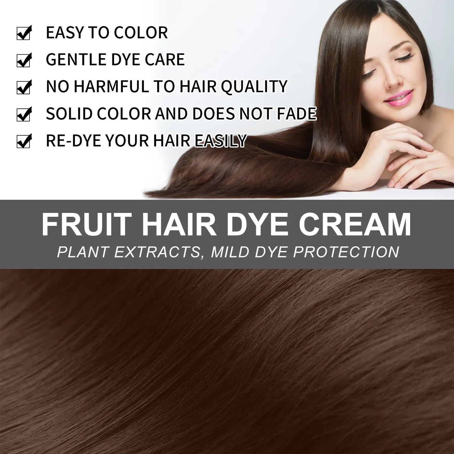 Plant-Based Permanent Hair Dye Cream for Gray Coverage Peaceful Pleasures Health and Wellness