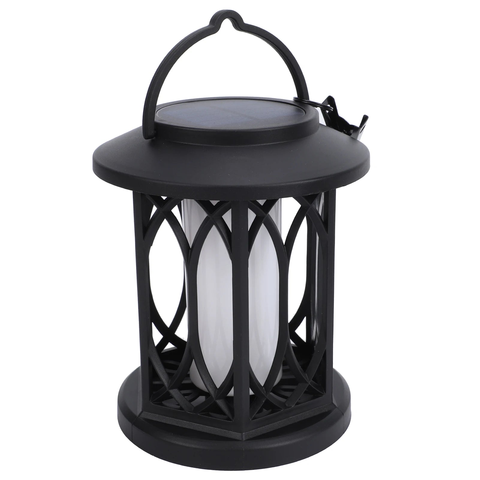 2 Pack Solar Hanging Lights, Outdoor Solar Lantern with Flickering Flame Effect, Monocrystalline Solar Panel, IP65 Weatherproof Peaceful Pleasures Health and Wellness