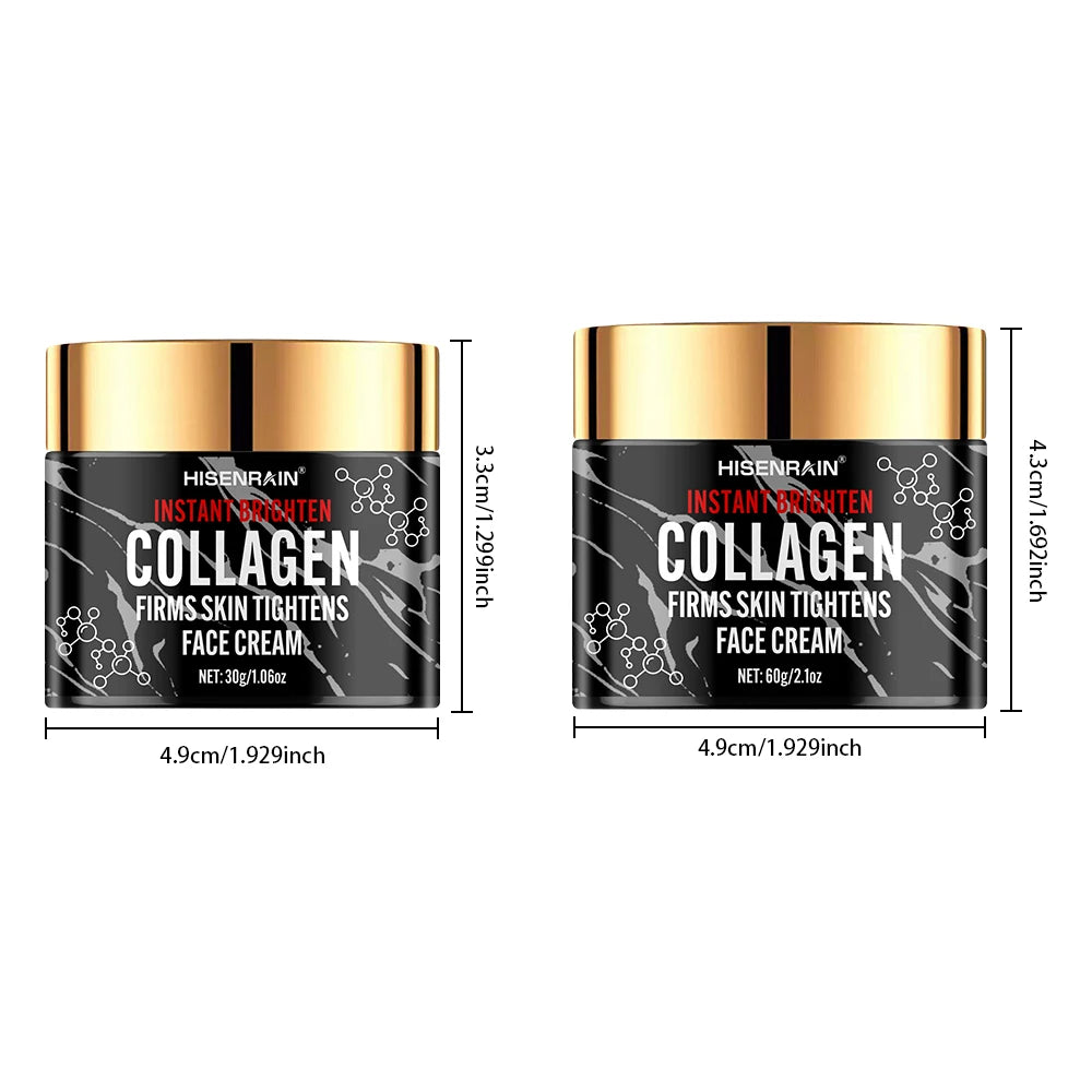 HISENRAIN Collagen & Retinol Face Cream for Men - Intense Moisture, Anti-Aging Hydration, Revitalizing Nourishing Skincare. Peaceful Pleasures Health and Wellness