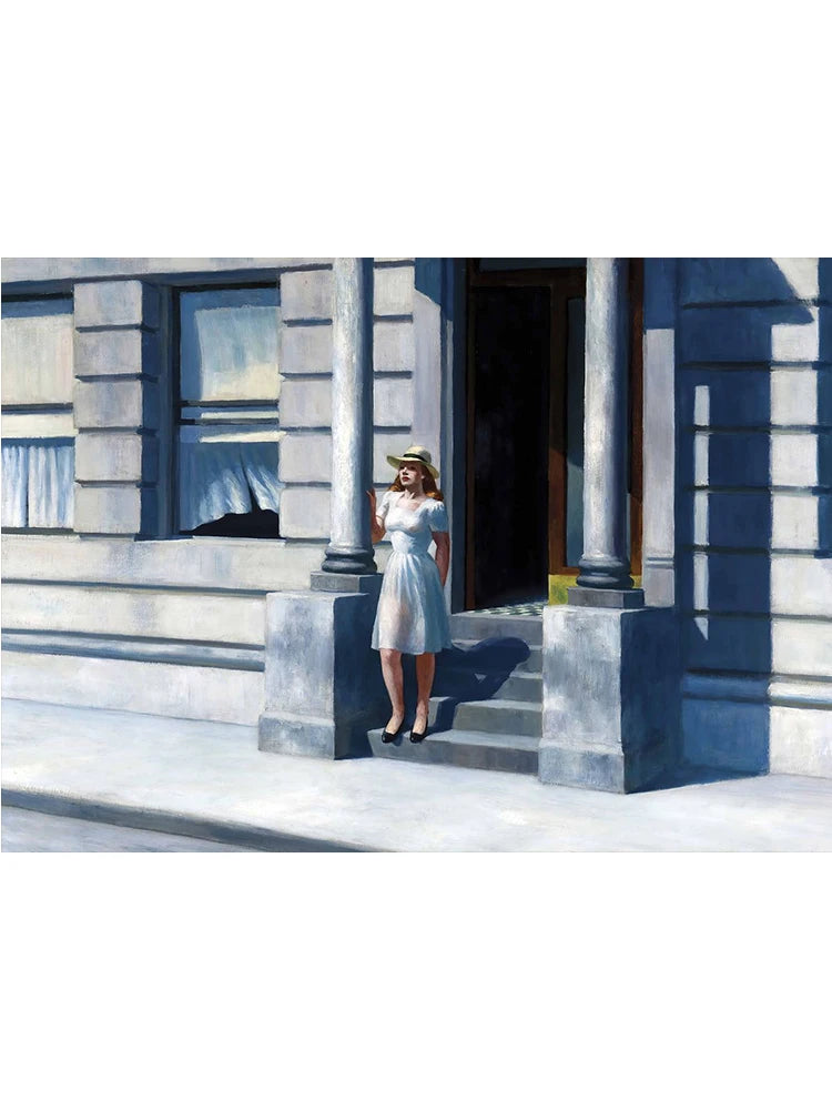 Edward Hopper Famous Realistic Master Art Poster Canvas Painting Nighthawks Life Landscape Wall Art Living Room Home Decorati Peaceful Pleasures Health and Wellness