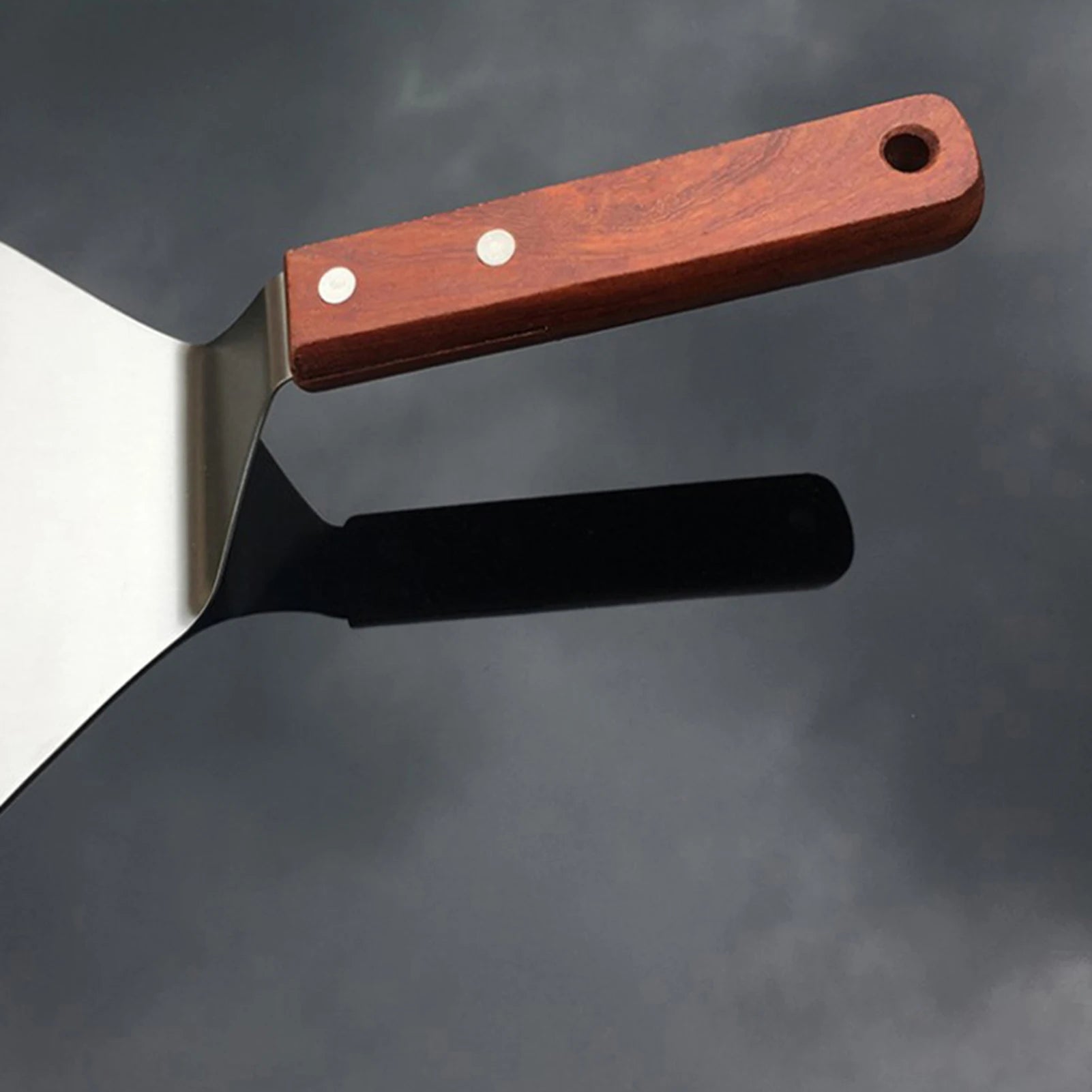 Portable Metal Pizza Shovel Food Grade Material Pancake Spatula for Cakes Pizzas Cookies Pancakes Peaceful Pleasures Health and Wellness