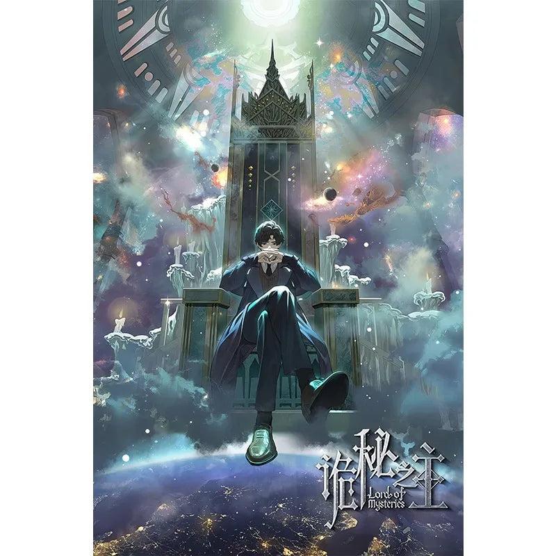 Lord of The Mysteries Frameless Canvas Poster High Definition Anime Style Peripheral for Fans Bedroom Living Room Wall Decor Peaceful Pleasures Health and Wellness