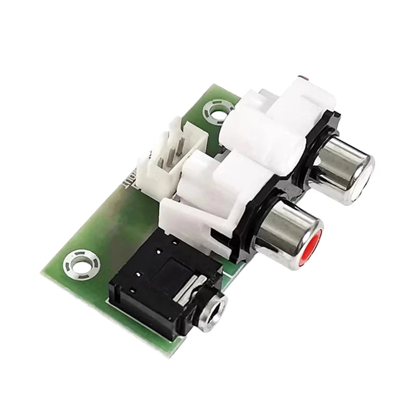 New 3.5MM Audio Socket Dual AV Lotus Socket Input To XH2.54-3P Output Adapter Small Board For Audio Cable RCA Lotus Socket Peaceful Pleasures Health and Wellness
