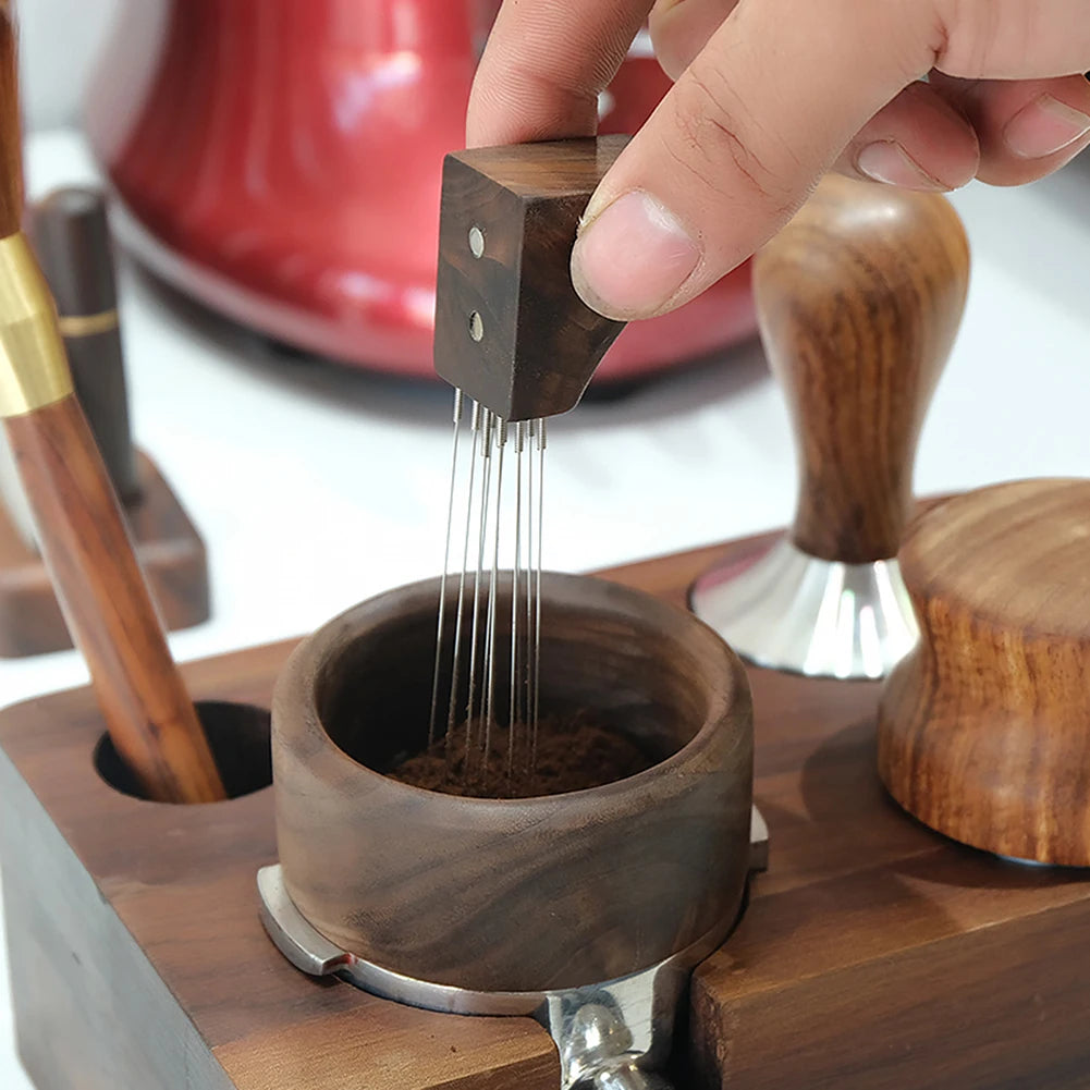 Espresso-Coffee Distribution Tool With Magnetic Design Multifunctional Coffee Powder Dispersing Needle Great Present Idea Peaceful Pleasures Health and Wellness