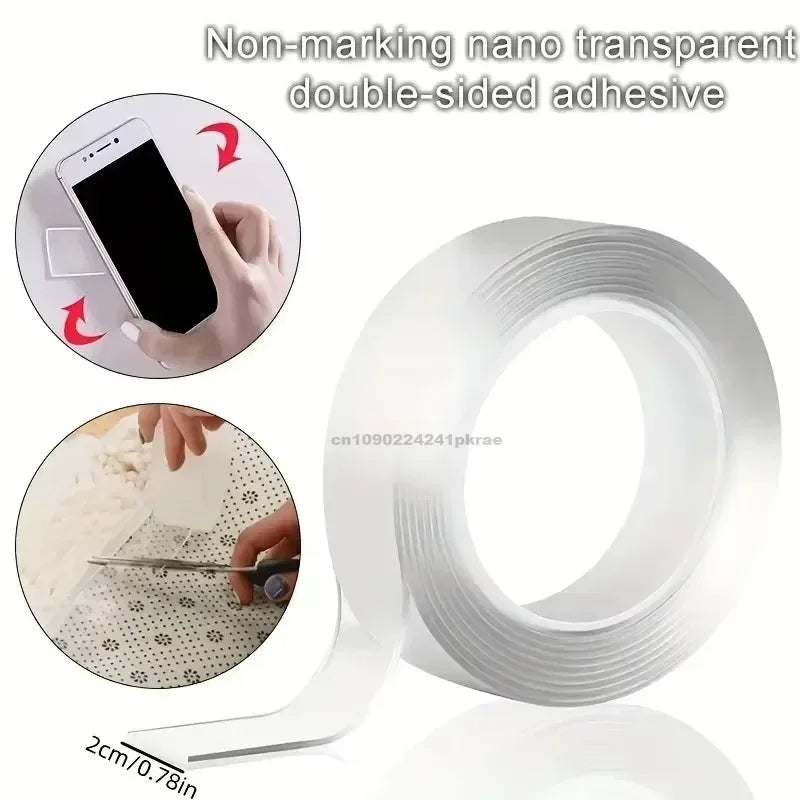 Double-Sided Nano Tape – Removable, Washable & Waterproof