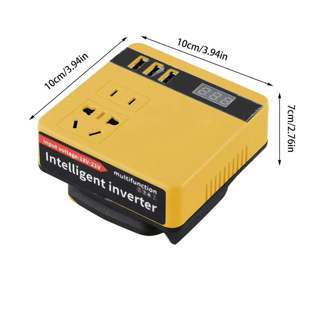 120W 300W Lithium Battery Power Inverter | Smart 110V–220V