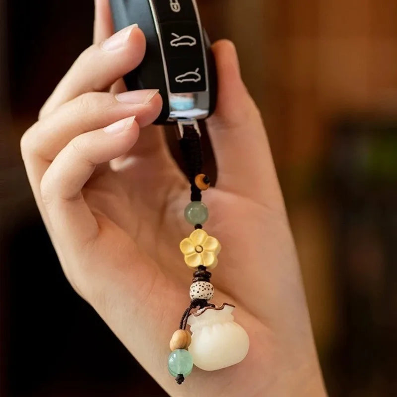 Bodhi Fortune Pouch Keychain | Wealth-Attracting Pendant