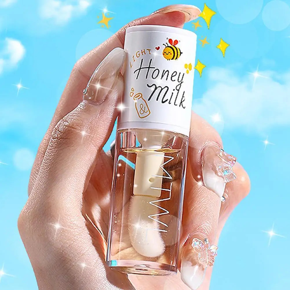 Kawaii Honey Peach Lip Oil – Tinted Plumping Lip Serum 5ml