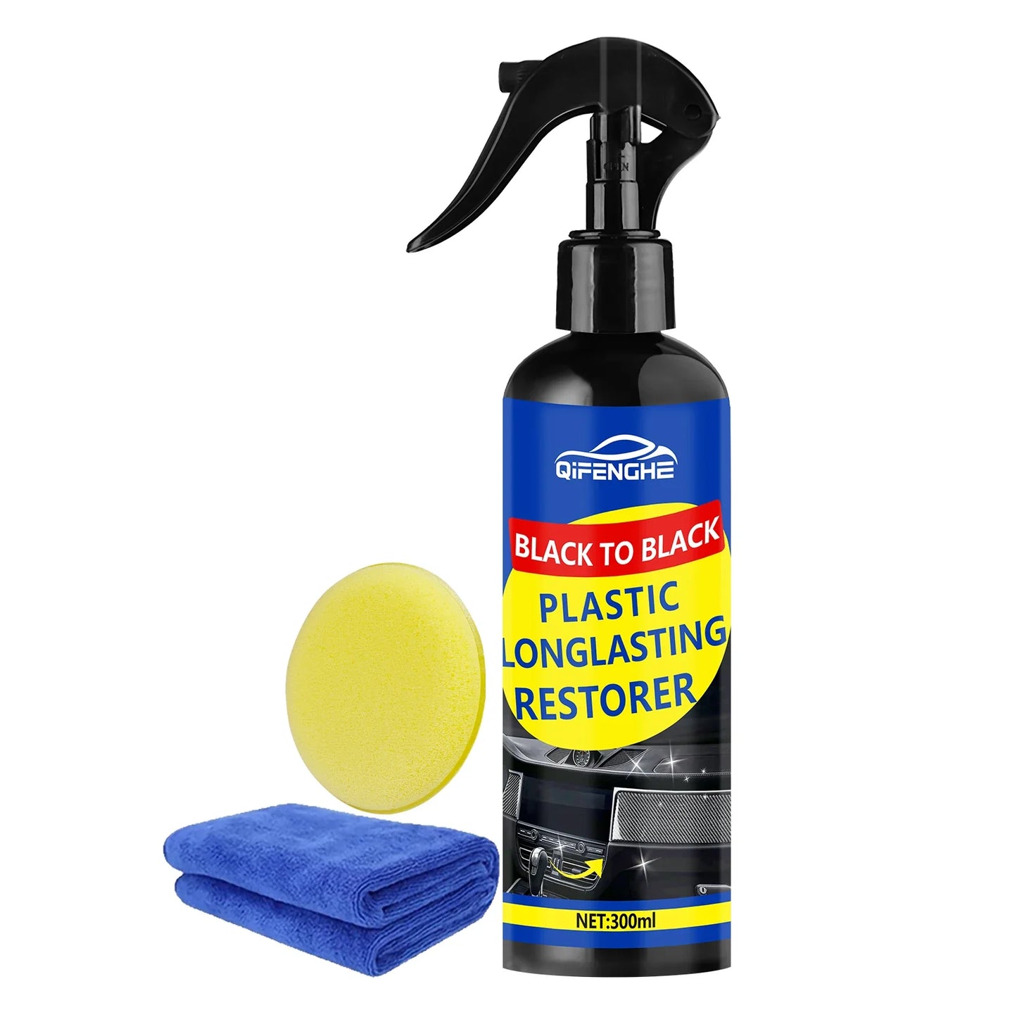 Car Plastic Restorer – Rubber & Exterior Trim Care Agent