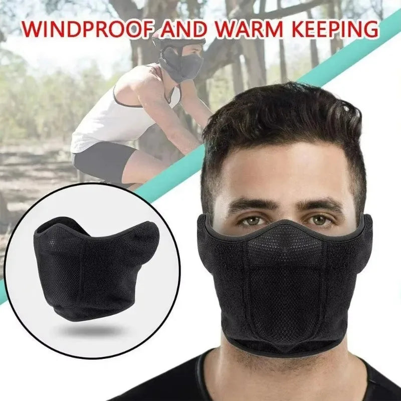 Unisex 2-in-1 Winter Face Mask – Windproof & Breathable