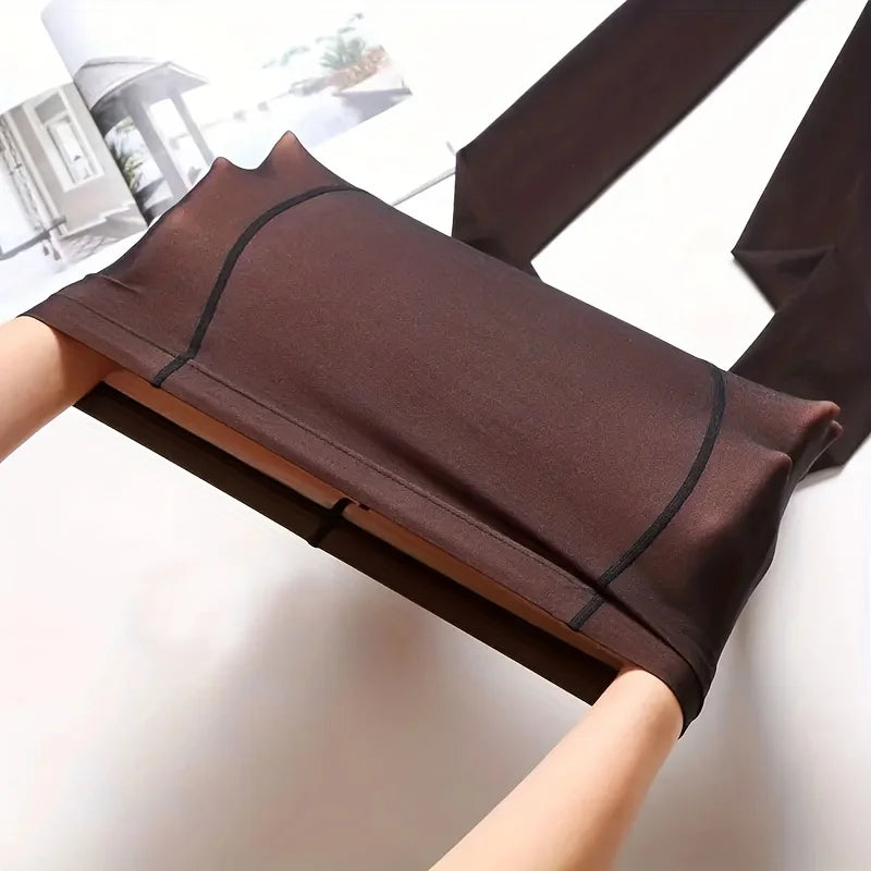 80g High Waist Sheer Pantyhose – Anti-Snag Women's Tights