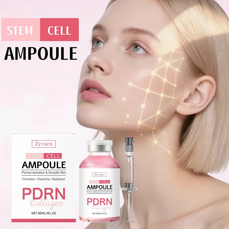 Collagen Silk Peptide Ampoule Essence Long-lasting Hydration Reduces Fine Lines Enhances Facial Radiance Korean Skincare Essence Peaceful Pleasures Health and Wellness