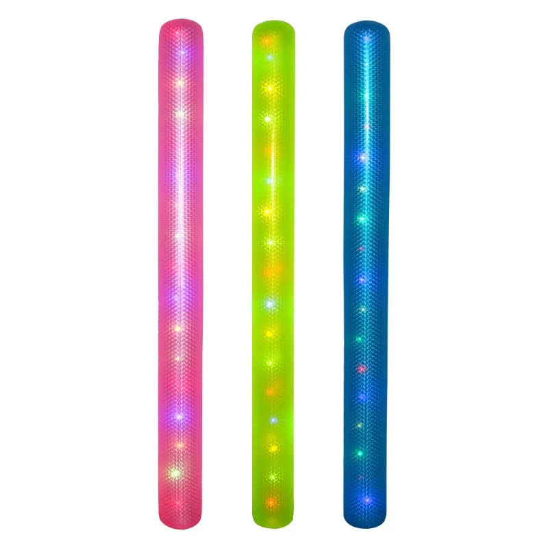 LED Light-Up Inflatable Pool Noodle Stick – Kids & Adults