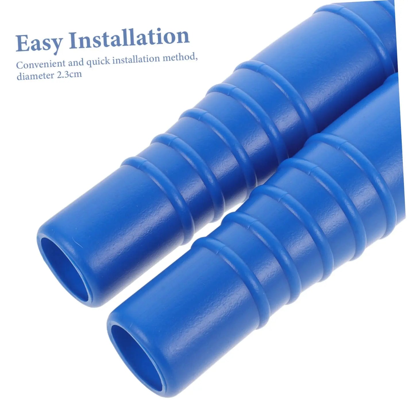 2Pcs Swimming Pool Vacuums Cleaning Accessories PVC Pool Hose Coupling For 1-1/4" And 1-1/2" Filter Connection Hoses Peaceful Pleasures Health and Wellness