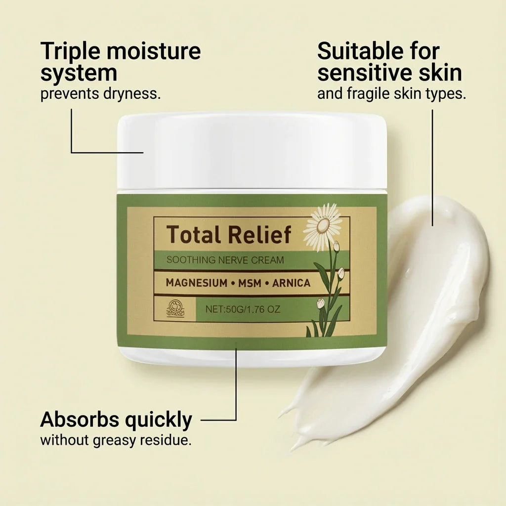 Magnesium Soothing Cream – Muscle Relief, Stress & Moisturizing