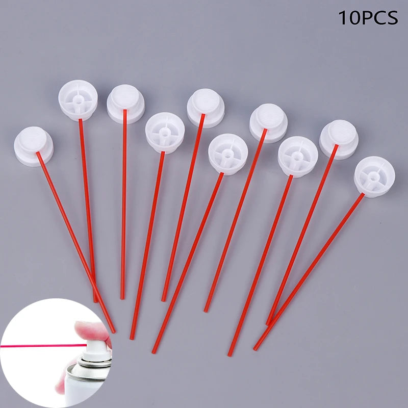 10-Pack Spray Paint Nozzle Caps – Thin Tube Needle Tips