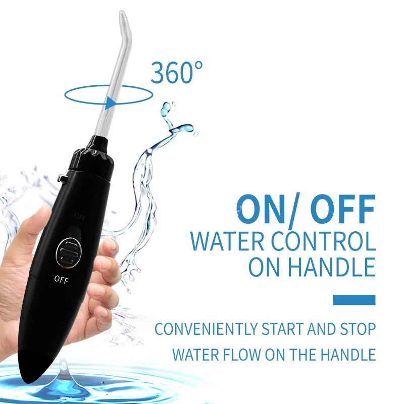 600ml Water Flosser Oral Irrigator | 7 Nozzles, 10 Pressures