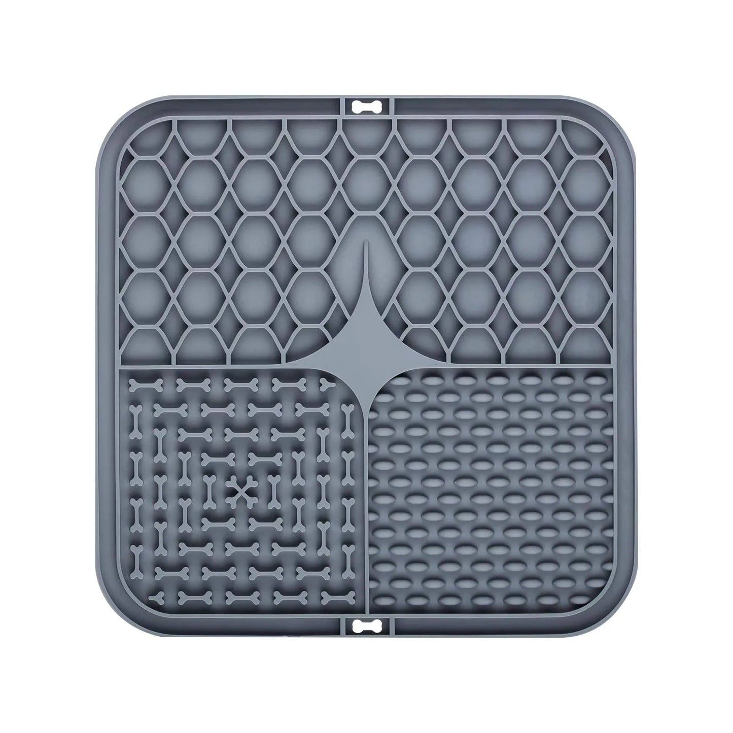 Silicone Dog Lick Mat with Suction Cups | Slow Feeder Pad