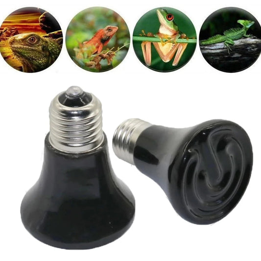 25 50 75W 220V Infrared Heat Emitter Bulb Pet Reptile Breed Ceramic Peaceful Pleasures Health and Wellness