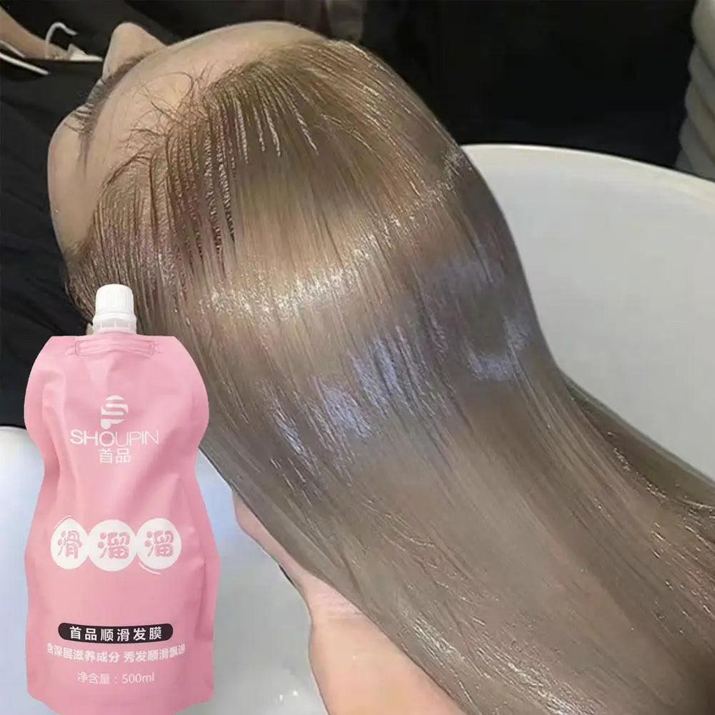 Keratin Hair Mask – Fast-Acting Repair Treatment for Damaged, Frizzy & Dry Hair | Straightening & Shine 30ml/500ml Peaceful Pleasures Health and Wellness 500ml
