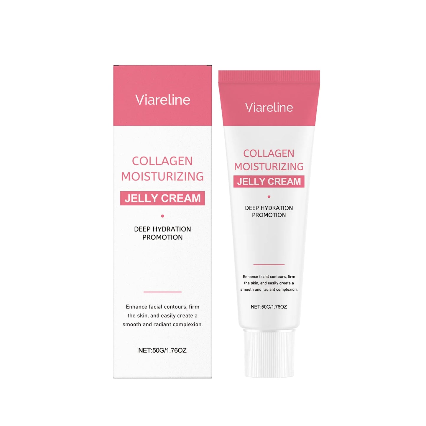 Collagen Moisturizer Brightening Revitalizing Hydrating Glowing Smoothing Firming Fade Fine Lines Soothing Repair Wrinkle Cream Peaceful Pleasures Health and Wellness 50g boxed