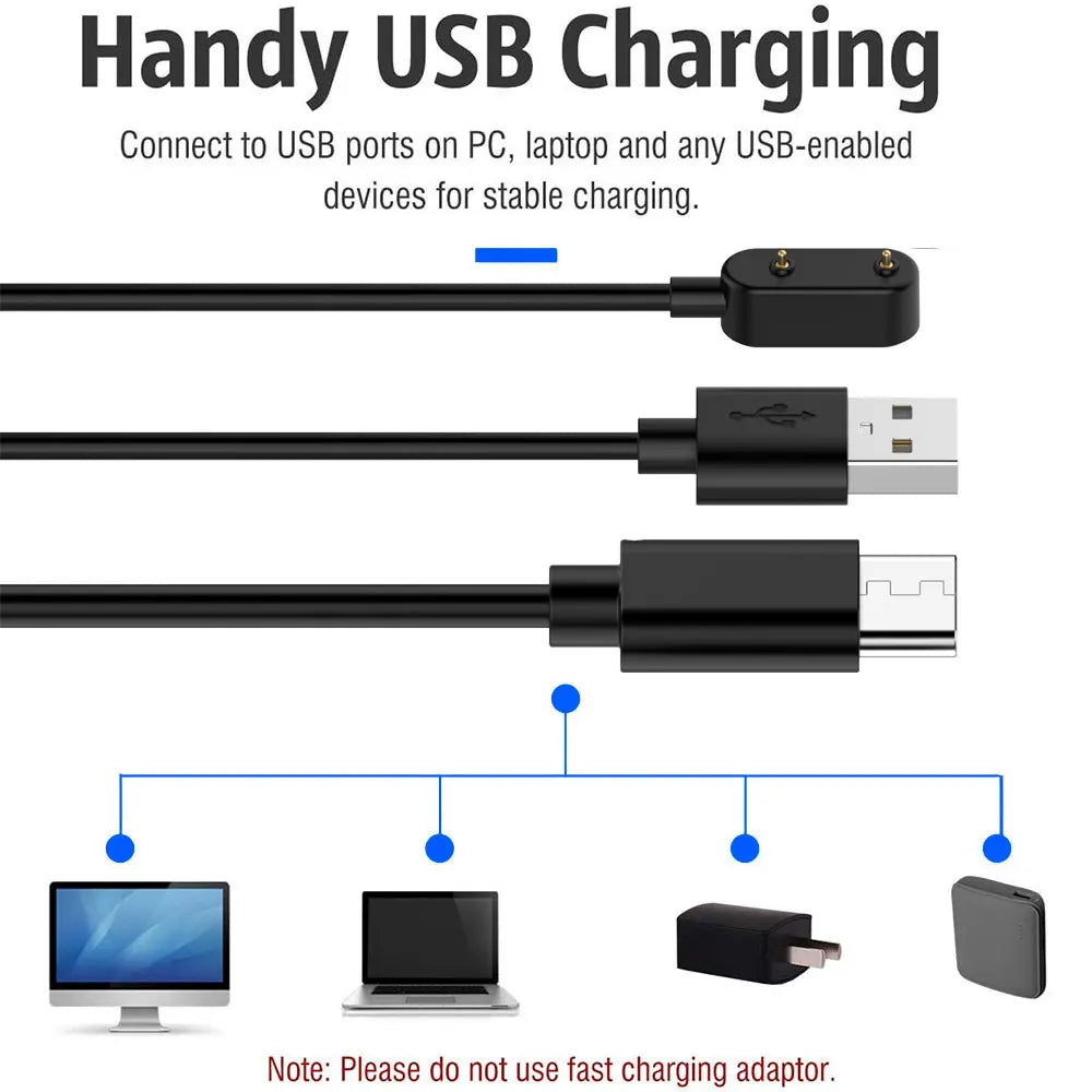 USB-C Charging Dock for Huawei Watch Fit 3 & Galaxy Fit 3 Peaceful Pleasures Health and Wellness