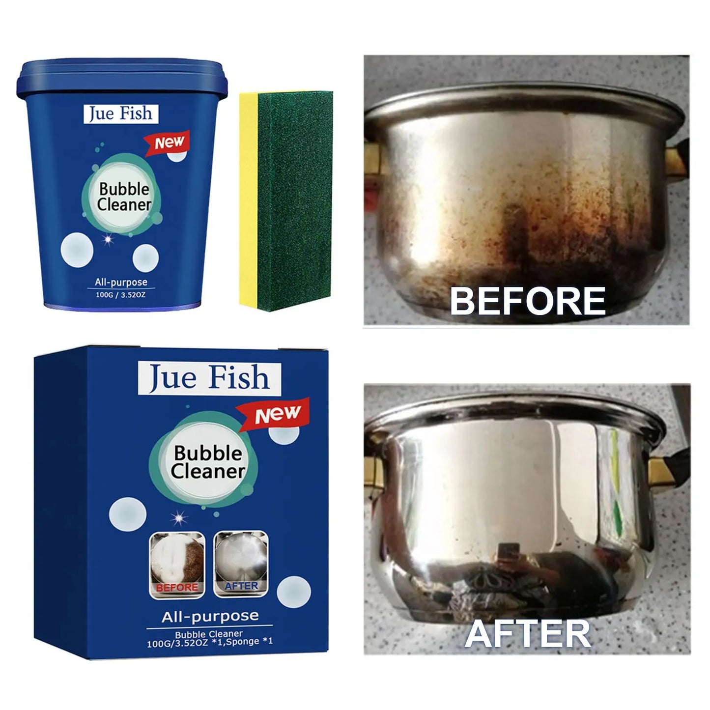 Stainless Steel Cleaning Cream | Rust & Scale Remover 100g