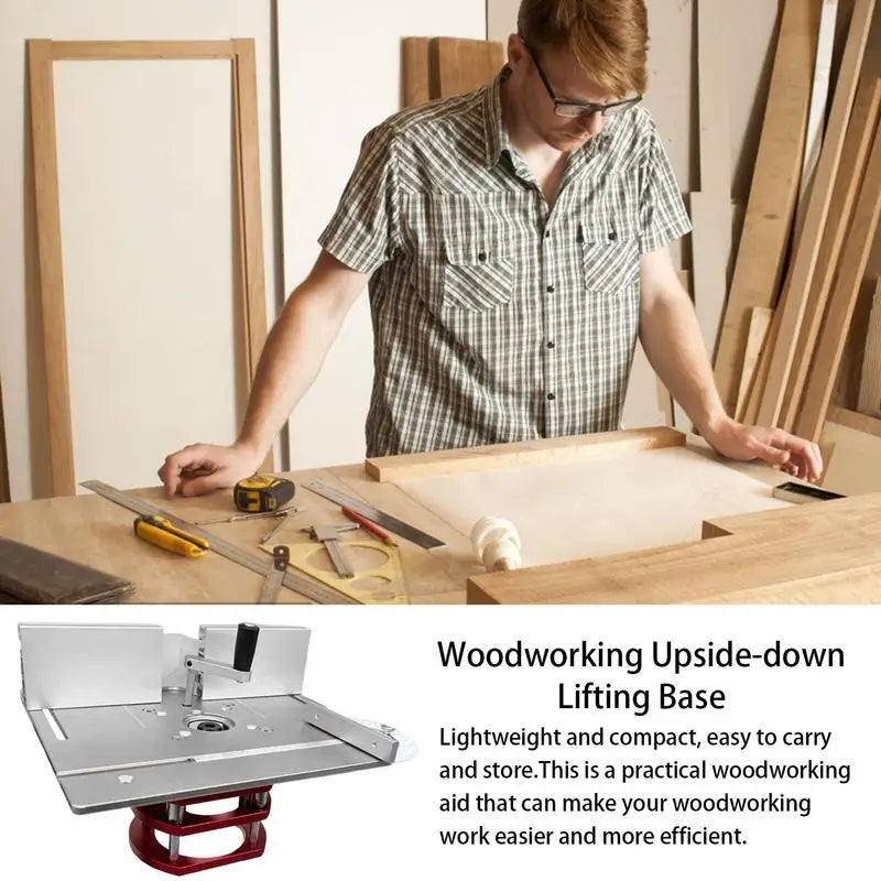 Aluminum Router Lift Kit for Woodworking Tables – Anti-Rust Router Lift System Peaceful Pleasures Health and Wellness