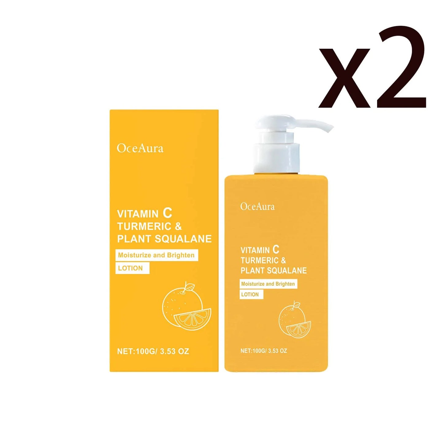 OceAura Turmeric Vitamin C Brightening Body Cream 100g