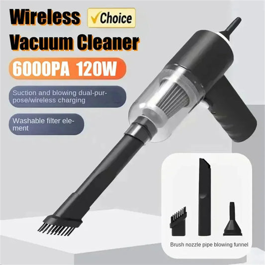 120W Wireless Handheld Vacuum – Car, Home & Pet Hair Cleaner Handheld Vacuum Cleaner Peaceful Pleasures Health and Wellness Default Title