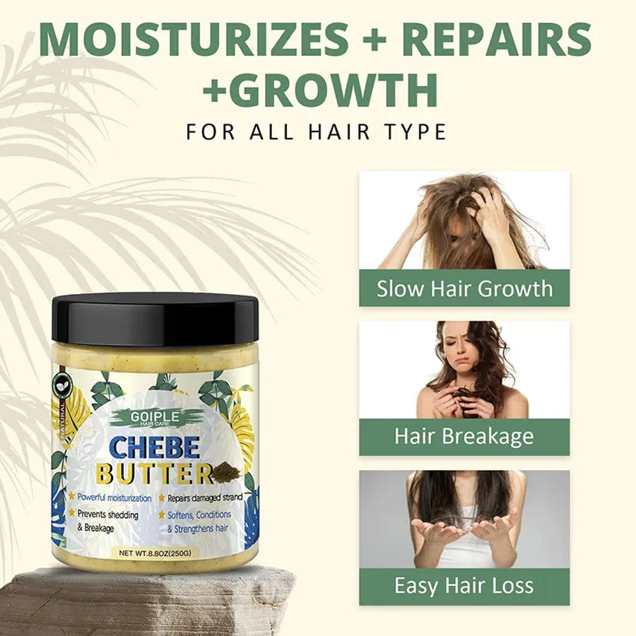 GOIPLE Chebe Hair Conditioner Oil Butter & Powder | Deep Moisture