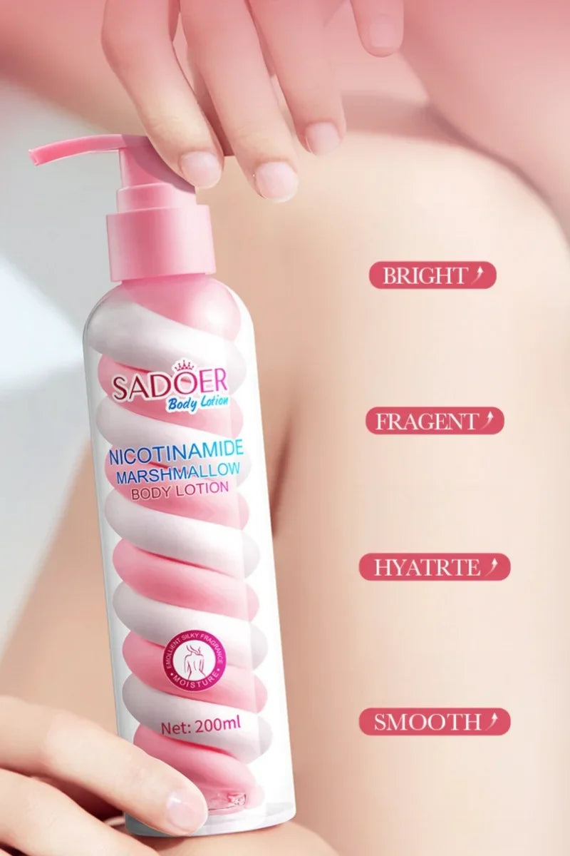SADOER Niacinamide Marshmallow Body Lotion 200ml | Moisturizing