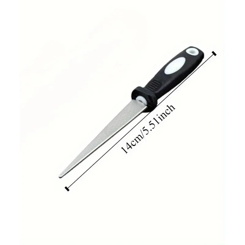 Diamond Folding Knife Sharpener – Double-Sided Sharpening Stone