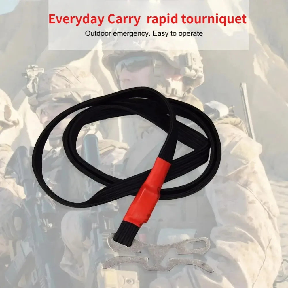 First Aid Elastic Ropes Fast Hemostasis Outdoor Tourniquet Tools Belt Survival Equipment Combat Application Camping Supplies Peaceful Pleasures Health and Wellness