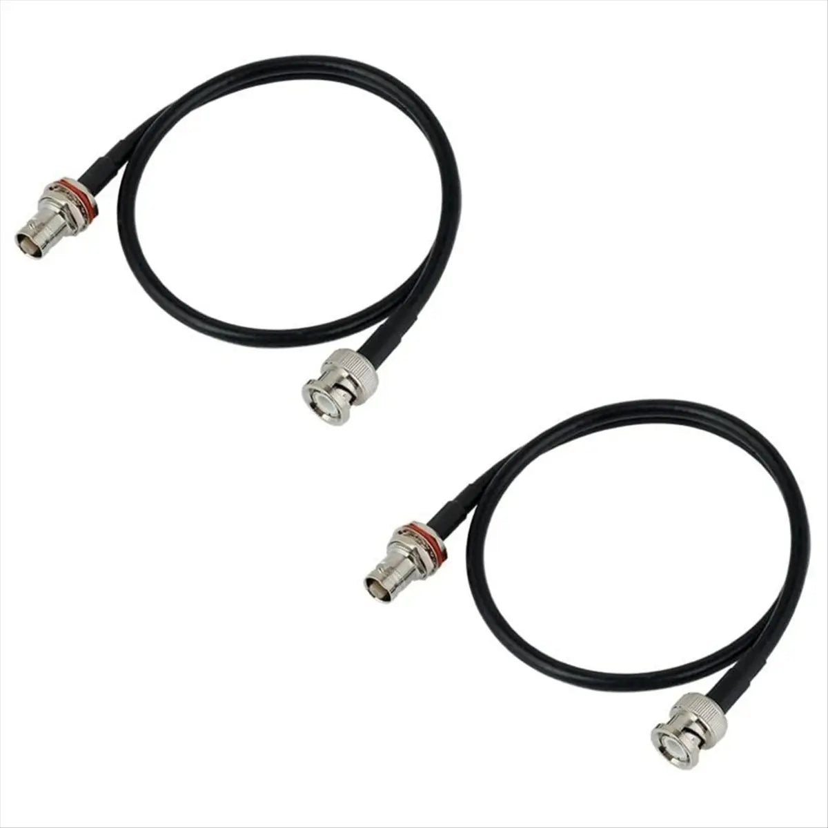 *ABDH Wireless Microphone Antenna Extension Cable 2ft with BNC Connector, 2-Pack for Rack Mount Systems Peaceful Pleasures Health and Wellness