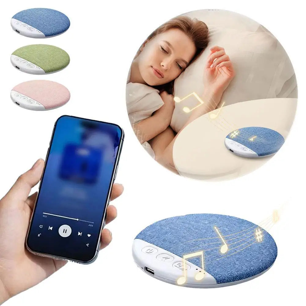 Bluetooth Pillow Speaker – White Noise, Sleep Timer, 9D Stereo