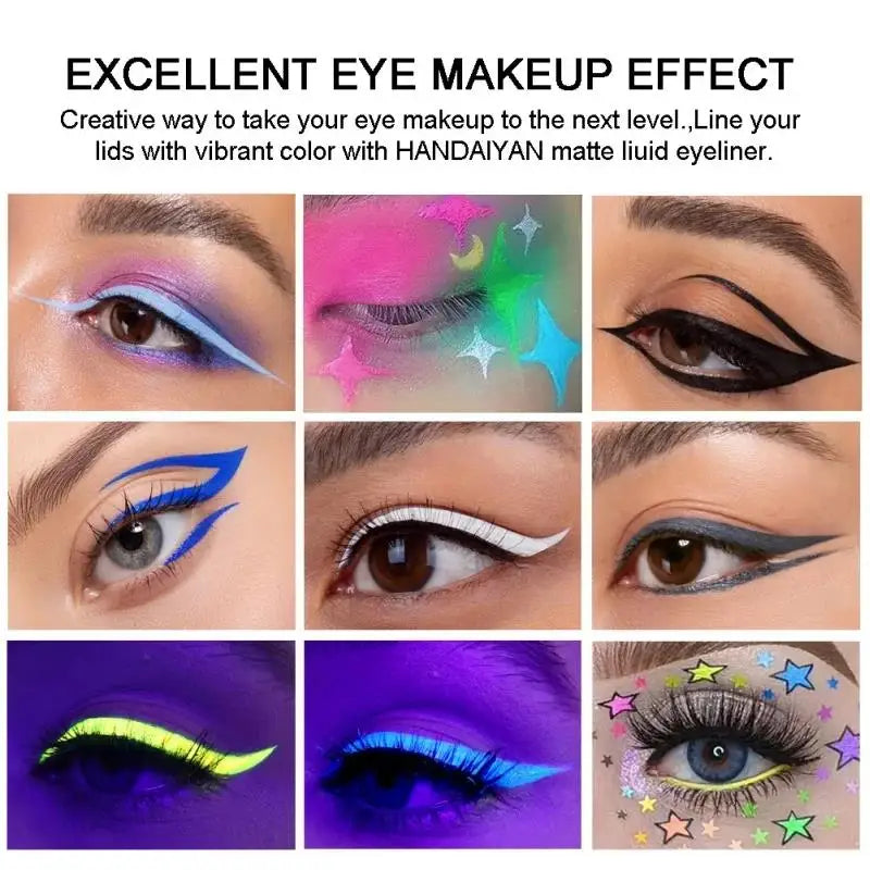 Handaiyan Matte Liquid Eyeliner – Waterproof UV Long-Lasting