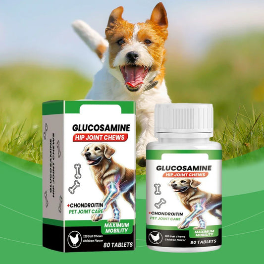 Dog Joint Support Chews – Glucosamine & Chondroitin, 80ct Dog Joint Supplement Oasis Select