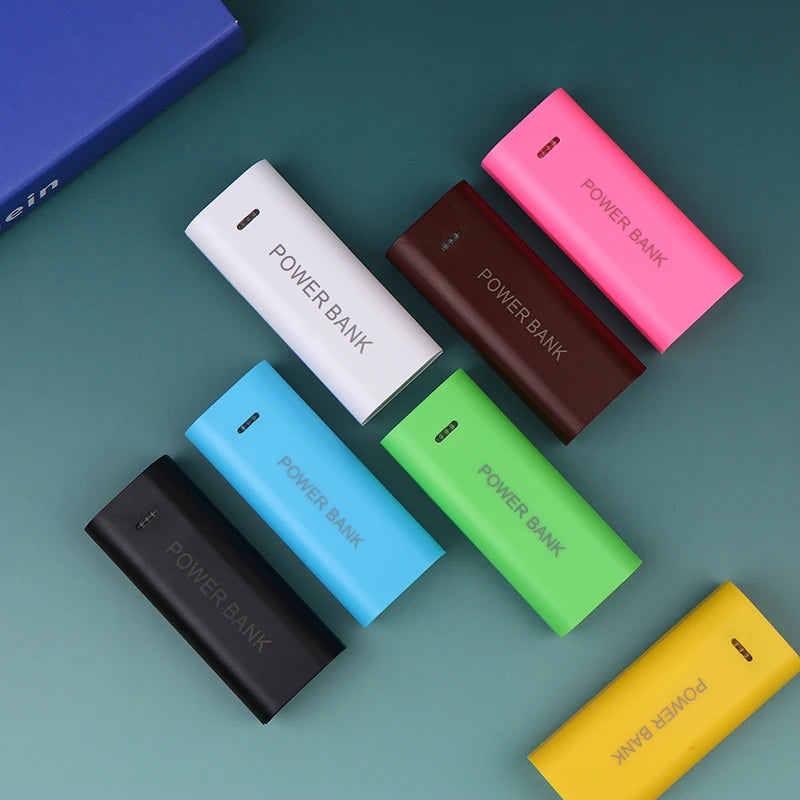 Portable Power Bank Case DIY 2Cell 18650 Battery Box For Smart Phone Charge 5V 1A For 18650 Battery With Indicator Light Peaceful Pleasures Health and Wellness