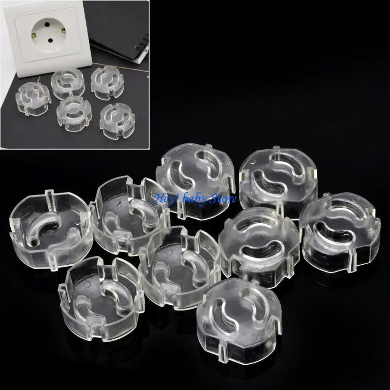 EU Child Safety Outlet Covers – Baby Socket Plugs 10 Pack
