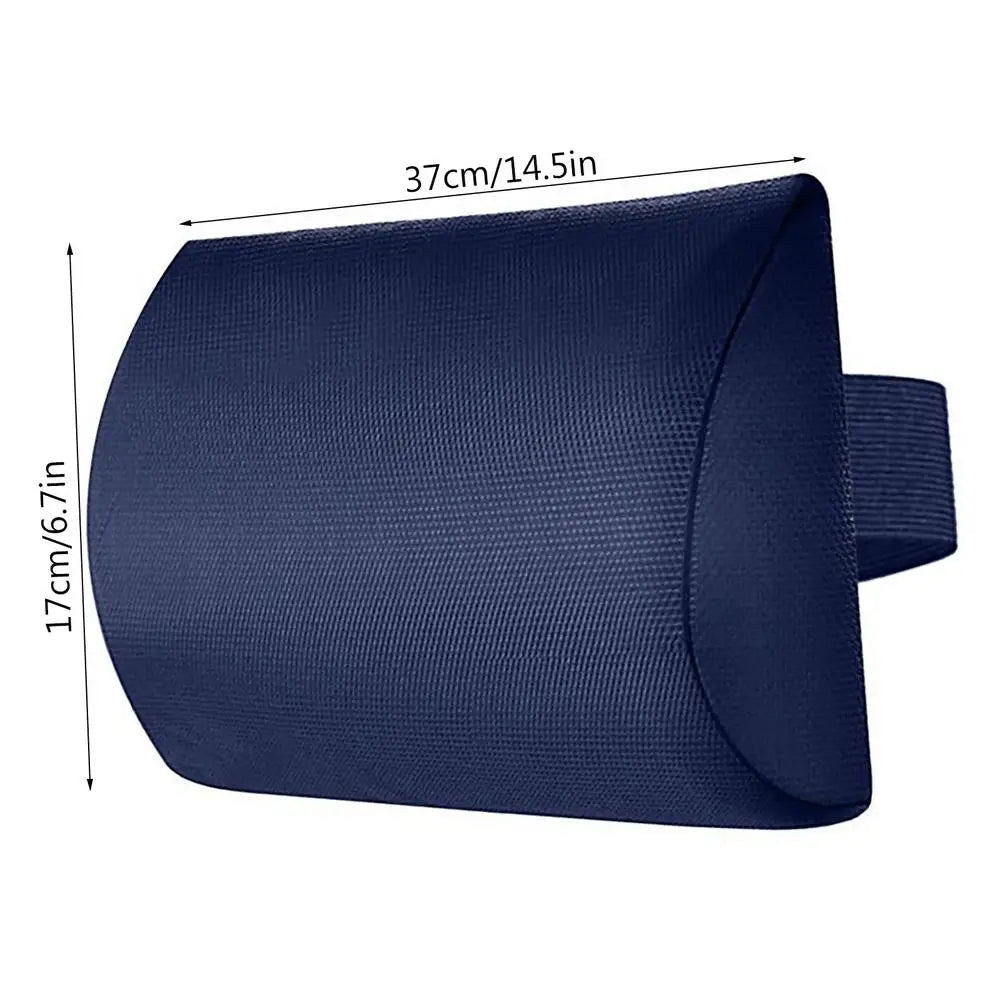 Pool Lounge Chair Pillow with Strap – Head & Neck Cushion Lounge Chair Pillow Peaceful Pleasures Health and Wellness 2pcs blue
