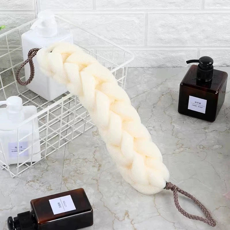 Flower Mesh Back Scrubber Strap – Exfoliating Bath Sponge